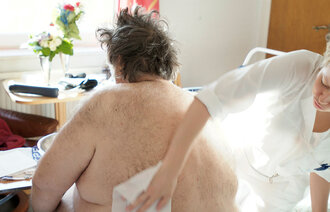 Pasient Åge Ringen som venter på nyretransplantasjon.