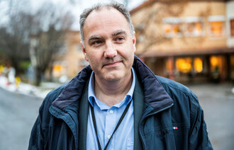 Portrett av kommunalsjef for pleie og omsorg i Bærum kommune, Morten Svarverud.