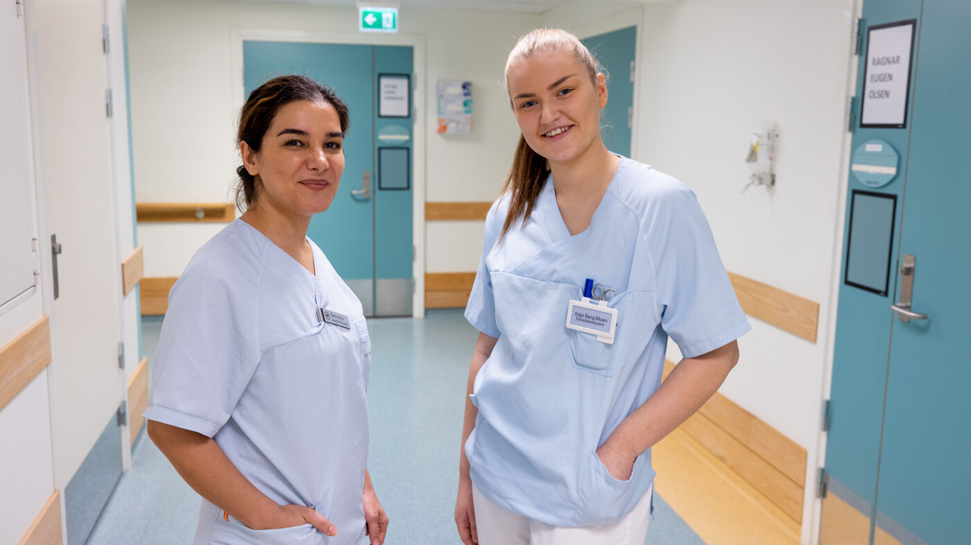 Kaja Berg-Moen og Sorayya Bapiraghaei bildet viser Kaja Berg-Moen og Sorayya Bapiraghaei