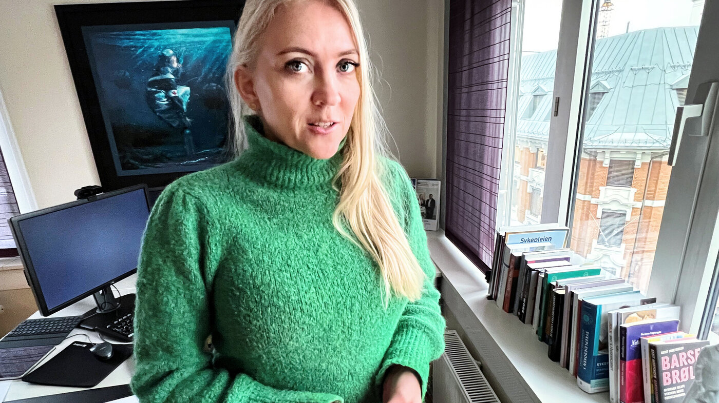Lill Sverresdatter Larsen Bildet viser NSF-leder Lill Sverresdatter Larsen