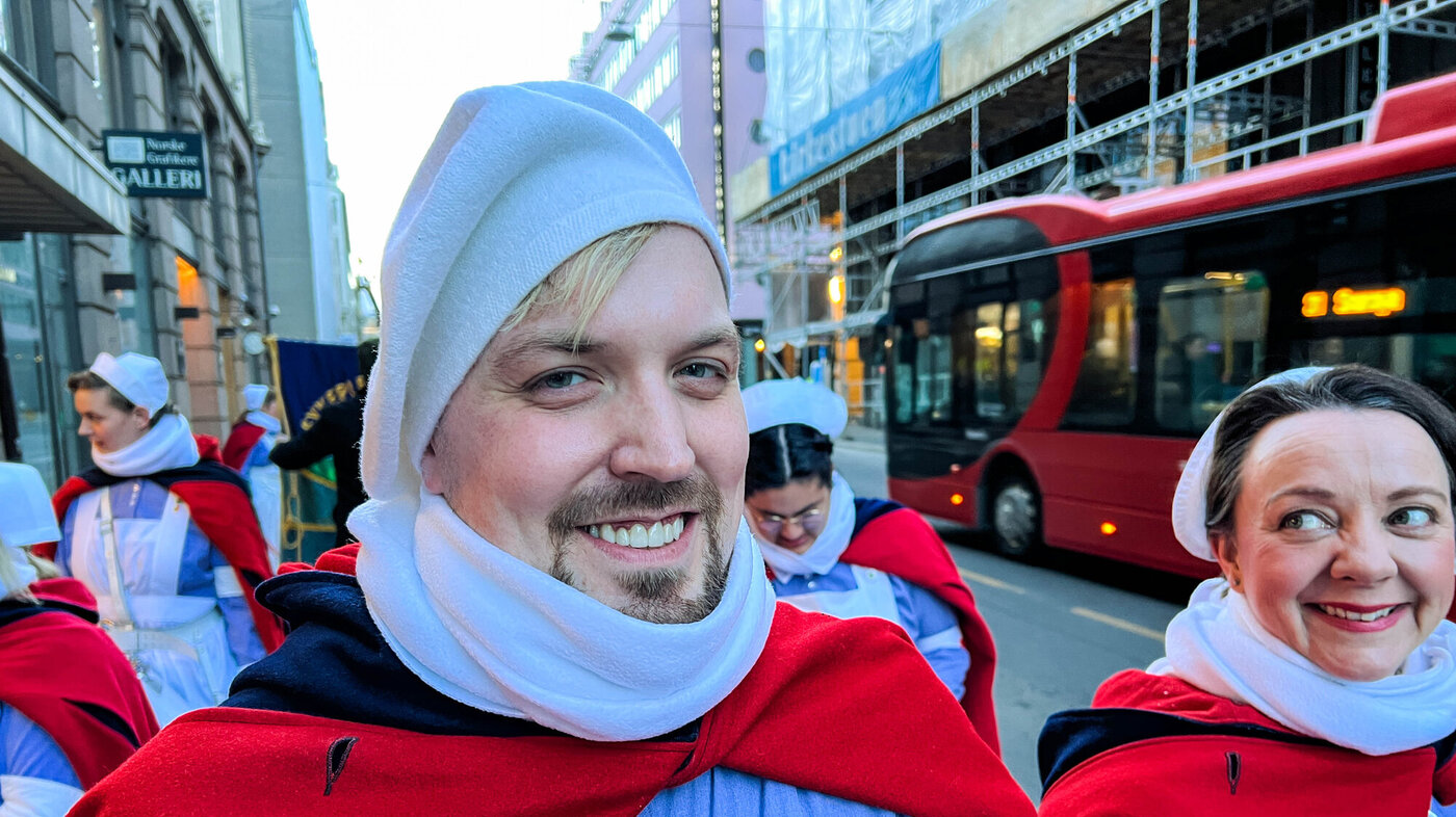 Bildet viser Ole-Martin Hjemaas og Marianne Westby Thorstad.