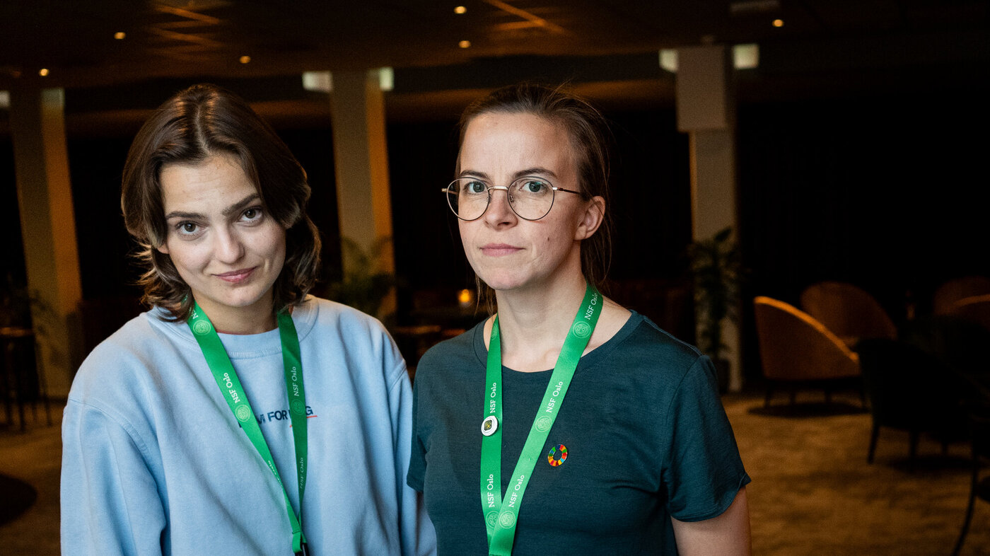 Vilde Haukeland og Karine Mellqvist bildet viser Haukeland og Mellqvist