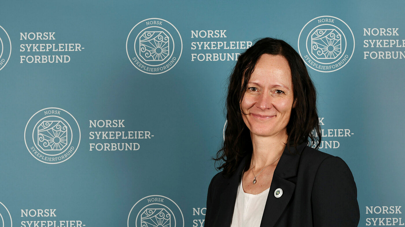 Bildet viser Gro Lillebø, 2. nestleder i Norsk Sykepleierforbunds forbundsstyre