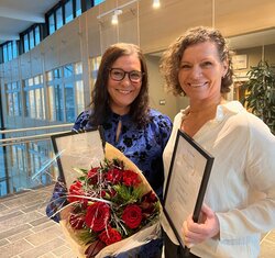 Hege Hansen (t.v.) og Stine Andreasen
